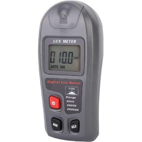 Handheld Digital Electronic Luxmeter Light Meter Illuminometer Photometer with 200,000 Range Digital Luxmeter