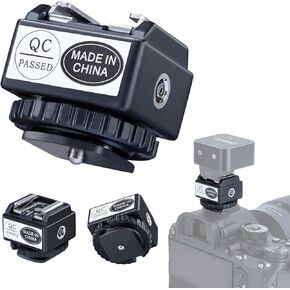 Flash hot Shoe C-N2 Height Increasing seat , hot Shoe Converter to Flash hot Shoe Base, Universal and Compatible with zeniko ZF04 ZF08 Ulanzi F12 Godox im20 im30 and telephoto Lens