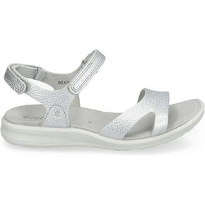 ECCO Womens Cruise II 821883 Nubuck Leather Pure Silver Sandals 8-8.5 US
