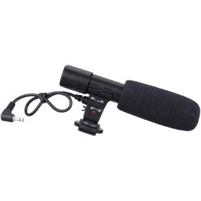 1PC Interview Microphone for Camera Lightweight Recording Mic with Cable Convenient for Filmmaking Vlogging Compatible with Camcorder DSLR Durable Material Long Working