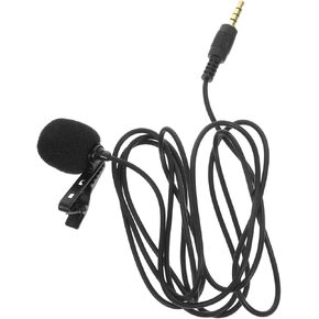 Microphone Lavalier Clip لأجهزة اللوحات الذكية للهواتف الذكية وميكروفون طية صدر الازدياد المحمولة مع التصميم الصوتي لتصميم سهل الاستخدام لمقابلات التدوينات Go Recording