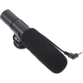 1Pc DSLR Camera Microphone Professional Recording Mic with High Sensitivity for Video Interviews Compact Accessory for Digital Cameras and Camcorders Jack Compatible