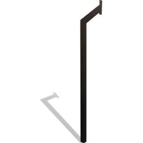 Esatate Swing KPS Keypad/Intercom Stand - In Ground Mount - Black