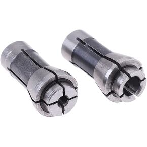 2pcs Grinding Machine Clamping Collet Engraving Chuck 3mm/6mm Replacement Parts 27x10mm Chuck(3mm)