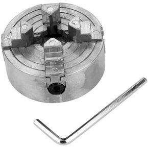 Gadpiparty Metal Turning Lathe Chuck Jaw Manual Clamp for Projects for Irregular Shapes Precision Tool for Mechanical Processing Compact for Easy Use