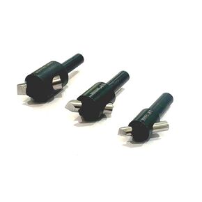 Buyohlic Set of 3 Pcs Fly Cutters 3/8" Shank + HSS Tool Bit for Metal Facing on Milling & Lathe Machine