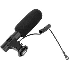 ARTIBETTER Professional DSLR Microphone with Shock Resistant Design Sensitivity Boost Heart Shaped Pickup for Interviews and Photography Recording Camera Mic