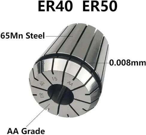 ER50 ER40 4 6 8 10 12 14 16 18 20mm Spring Collet مجموعة AA Machine ER50 Spring Collet Chuck Clamp (ER50-38MM) in Saudi Arabia
