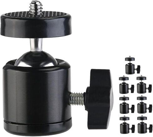 8pcs محول الكاميرا التناوب كرات ترايبود ترايبود محول خفيفة الوزن ملحق للتصوير الفوتوغرافي لتصوير ترايبود سهلة التثبيت للبث المباشر متعدد الاستخدامات in Kuwait