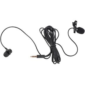 ميكروفون Mini Twlar Clamp/Holder مع إشارة قوية لتسجيل البث المباشر للهاتف المحمول - MIC Directivity Directivity MIC - Metal + ABS Black E1