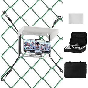 Selens Selens Prefe Fence مع ظلال لـ iPhone و Mevo Camera و Home و GoPro.ting Kit لـ Gamechanger إلى سياج رابط سلسلة لتسجيل لعبة البيسبول والكرة اللينة والتنس