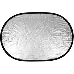 NUOBESTY Portable Oval Light Reflector for Photography Collapsible Diffuser Reflector for Outdoor Use Sturdy Cloth Material Essential Photography Accessory