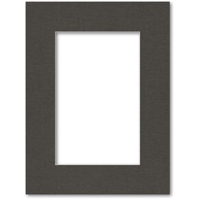 18x24 Matting for 11x17 Photograph or Artwork 4-Ply Bevel Cut Acid Free Matboard for picture framing (Black)