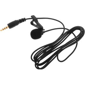 GALPADA Mobile Phone Recording Microphone Miniature Microphone Lavalier Mic Mics for Vlogging Mic Phone Video Recording Mini Gadgets Mini Mircophone Podcast Mics Black Metal