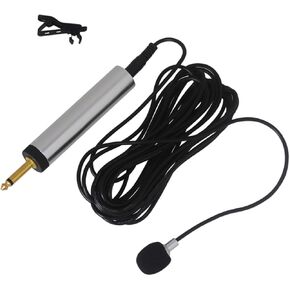 1set Lapel Mic Clip Portable Microphone for Musical Instruments High-Fidelity Design for Recording Streaming and Performing Sound