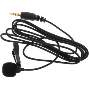 1.5m Portable Mini Lavalier Microphone for Smartphones Clip Mic for Interviews Teaching Streaming Cable for Flexibility and Easy Use Omnidirectional Recording Mic