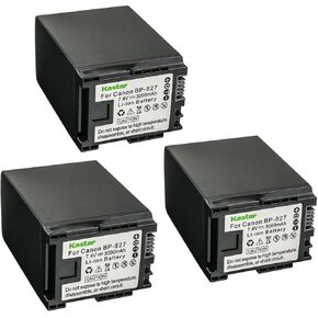Kastar 1-Pack BP-827 بطارية 7.4V 3000MAH استبدال Canon Vixia HF M400 HFM400 ، Vixia HF M406 HFM406 ، Vixia HF S10 HFS10 ، CAMCIRA