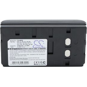 FITHOOD Battery Replacement for Sharp VL-E35U FZ169 VL-L64U VL-HL100U VL-N1S VL-MX7U VL-E31S VL-MX70 VL-MX8U GV9 (2100mAh/6.0V)