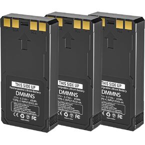 3-Pack Upgrade Rechargeable Batteries,Replacement for LIT-22 Rechargeable Lithium Battery Pack(7.7V,6.37Ah),Compatible with Trail Camera Flex Series(M,Dark,S-Dark,S,G-36,Flex-Plus)