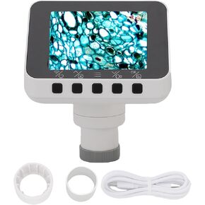 WiFi Telescope Camera Eyepiece, Wireless Electronic Eyepiece with 2.8in Display 1080P Video Recording for Bird Watching Astronomy Microscopes