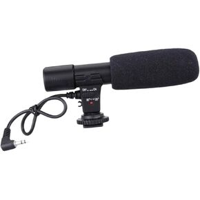 1PC Professional External Video Microphone for Interviews and Live Streaming Lightweight Design with Pickup Distance High Definition Cable Compatible with Cameras