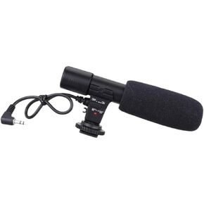 1pc Interview Microphone for Camera Recording Ultra- Pickup Angle Compatible Camcorder Phone for Filmmaking Vlogging Live Streaming