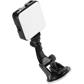 Angoily Mini Led Fill Light Suction Cup Versatile Video Lighting for Laptop Camera for Broadcasting Photography Meetings