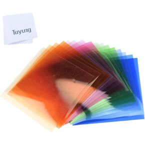 Godox SA-11T Color gels kit Color Filter SA11C Color Temperature Adjustment Set with TUYUNG Cloth for Godox S30 Focusing LED Video Light