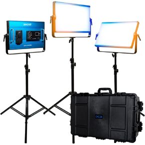 Dracast X Series LED2000 Bi-Color LED 3 Light Kit with Injection Molded Travel Case