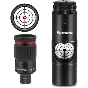 Astromania 1.25"/2"- 8mm 70 Degree Super Wide Angle (SWA) - Bundle with - Alignment 1.25" Next Generation Laser Collimator