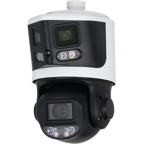 EmpireTech Panoramic & PTZ 8MP+4MP 10x Optical Zoom Starlight Smart Dual Light IP Camera,180° Wide Angle, Active Deterrence,Auto Tracking,IVS,PTZ3E10X-T180