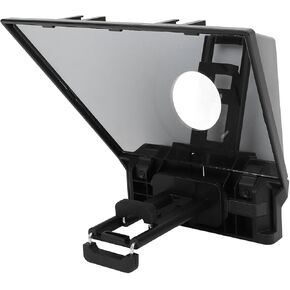 8 inch Teleprompter for Tablet Smartphone DSLR Cameras with Lens Adapter Rings, APP Bluetooth Control, Remote Control, for Online Teaching