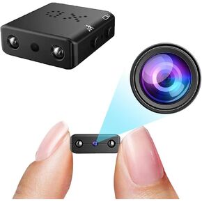 Newly Small Wireless Spy Camera Hidden Security Camera, Mini Nanny Cam for Pet, Baby, Indoor and Outdoor, 1080P Remote Control, Phone App