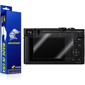 ArmorSuit Panasonic Lumix DMC ZS50 K/S Camera Screen Protector Full Coverage MilitaryShield Screen Protector for Panasonic Lumix DMC ZS50 K/S Camera - HD Clear Anti-Bubble Film