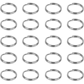 Foto&Tech Stainless Steel Big Round Lug Ring Camera Strap Split Ring for Medium Cameras (20 pcs, Original)