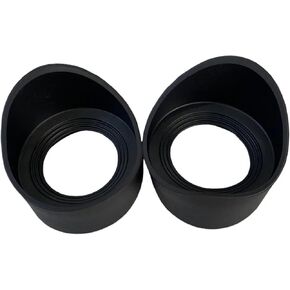Rubber Eyepiece Shield 2PC 42mm Big Rubber Eyepiece Cover Shield Eye Lens Cup Guard Hood Cap for Stereo Microscope Binocular Telescopes