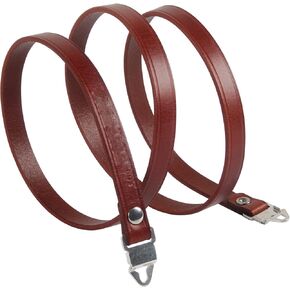 Genuine Leather Strap Carrying Belt With Lugs for Pentax 67II P645 P67 645N2 645N 6X7 645 (Shallow Brown)