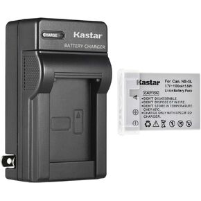 Kastar AC Wall Battery Charger استبدال Canon PowerShot SD970 IS ، PowerShot SD990 IS ، PowerShot SX200 ، PowerShot SX210 IS ، PowerShot SX220 ، PowerShot SX230 HS ، Digital 900 IS