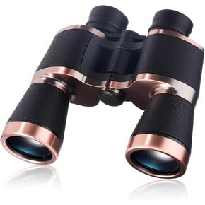 20x50 High Powered Binoculars for Adults，Wide Field of View/High Definition Binoculars Professional Binocular for Football Games，Concerts, Travel,Bird Watching，Hunting BAK4 Prism FMC Lens (Brown)