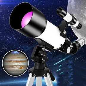 PortableTelescope for Kids Beginners with Tripod and Eyepiece, Refractor Telescope with Carry Bag for Kids Beginner (Col