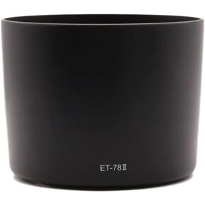 ET-78 II Lens Hood for Canon EF 135mm f/2L USM Lens,for Canon EF 180mm f/3.5L Macro USM Lens et-78 II Bayonet Lens Shade