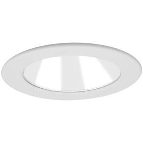 Low Voltage Adjustable Open Reflector Trim, White Baffle, White Trim