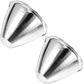 Artibetter 2Pcs Flashlight Reflector Cup Accessories High Brightness Fitting for Outdoor Activities Focused Light Beam for Camping and Indoor Lighting Eye