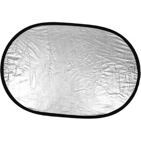 Angoily Photography Reflector Oval Collapsible Diffuser for Light Enhancement Sturdy Cloth Material Portable Photography Accessory for Professionals and Enthusiasts