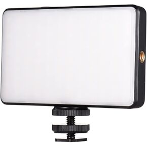 ST120 Pocket LED Video Light Rechargeable Fill Light 2500K-9000K Bi-Color Temperature Dimmable CRI95+ with Silicon Diffuser 6pcs Color Filters for Vlog Live Product Photography