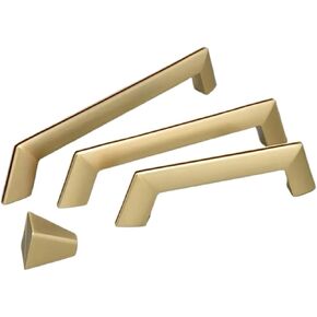Modern Gold Furniture handle Kitchen Handles Dresser Knobs Cabinet handles Drawer Knob Cupboard Pulls(GP-Single hole)