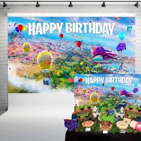 5x3 Ft Battle Royale Baby Shower Backdrop Watercolor Tree Branch Birthday Backdrop Background Vintage Pastel Boys and Girls Banner for Birthday Kids Party Decorations