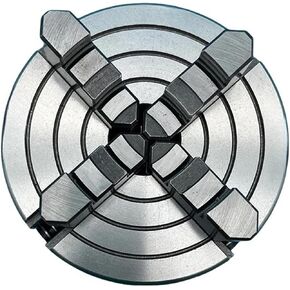 Lathe Chuck K72-125 Back 3 Hole Install 4 Jaw Independent Chuck 125mm Manual Type Metal Scroll Chuck