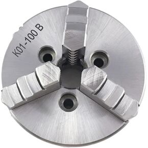 Lathe Chuck 100mm Metal Lathe Chuck K01-100B 3 Jaw Self-Centering Chuck for Mini Lathe
