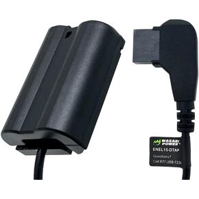 WASABI Power Battery 2-pack ، شاحن مزدوج لـ Nikon EN-EL15 ، EN-EL15B ، EN-EL15C & D500 ، D600 ، D610 ، D750 ، D780 ، D800 ، D800E ، D810 ، D850 ، D7000 ، D7100 ، D7200 ، D7500 ، Z5 ، Z6 ،